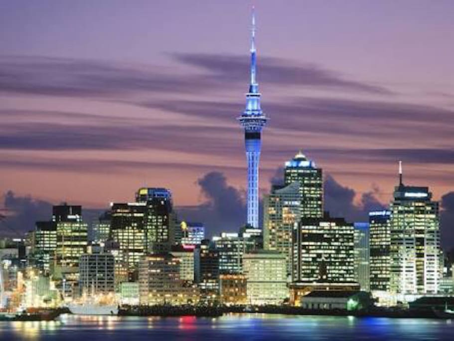 Auckland Skyline. 15min walk from home
