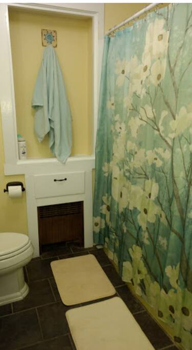 Spacious bathroom