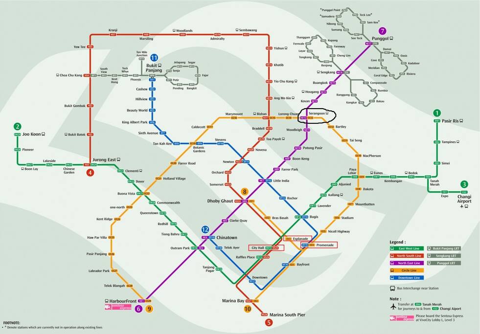 Location on Subway