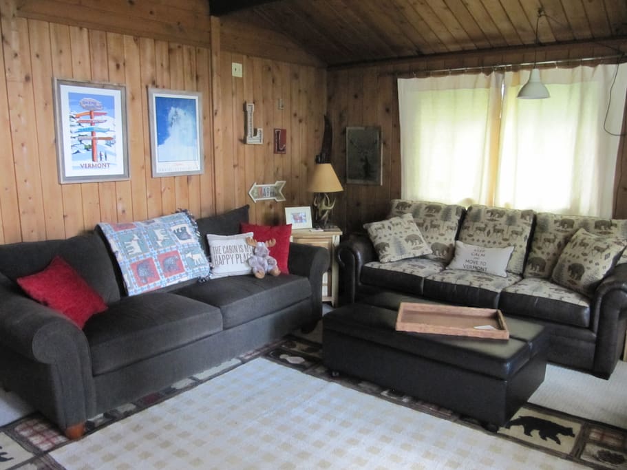 Living Room with two full size couches.
