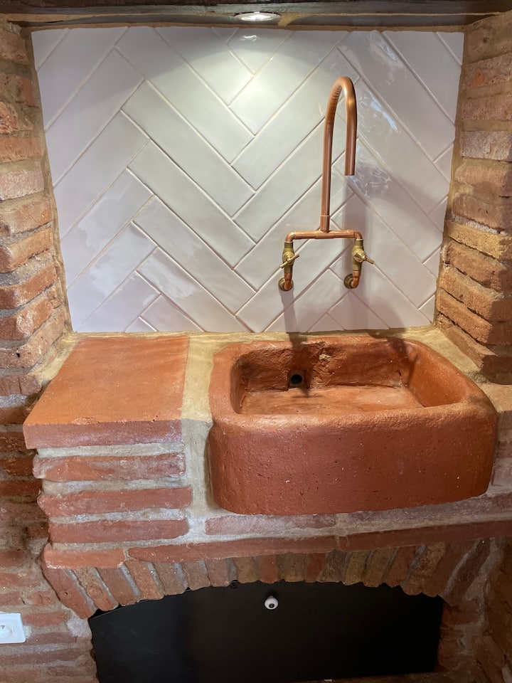 Punto de agua caliente y fría en la habitación «palomar» 