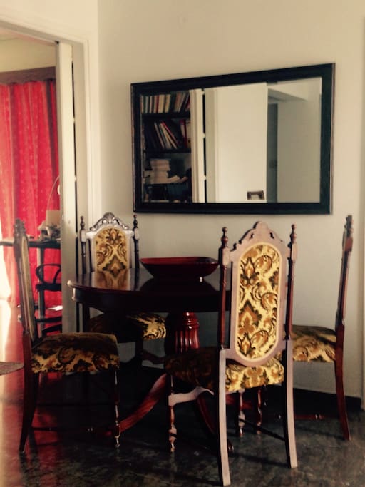 The dining room