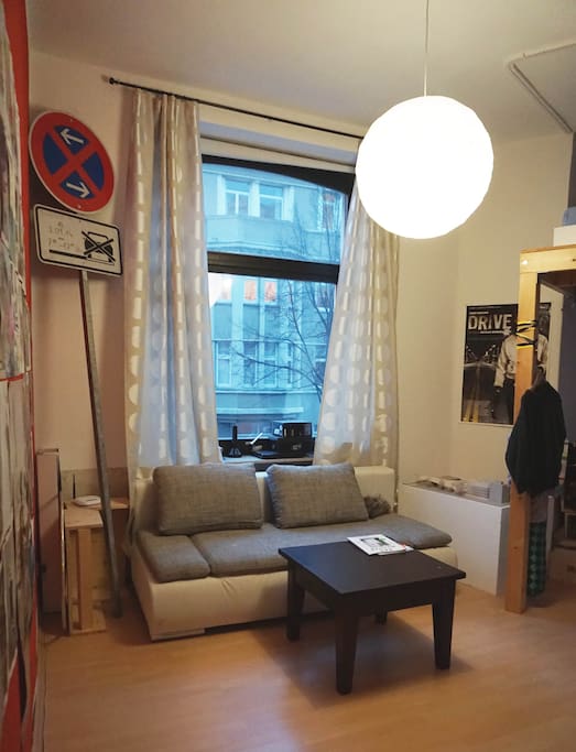 Sofa auch als Schlafplatz zu nutzen