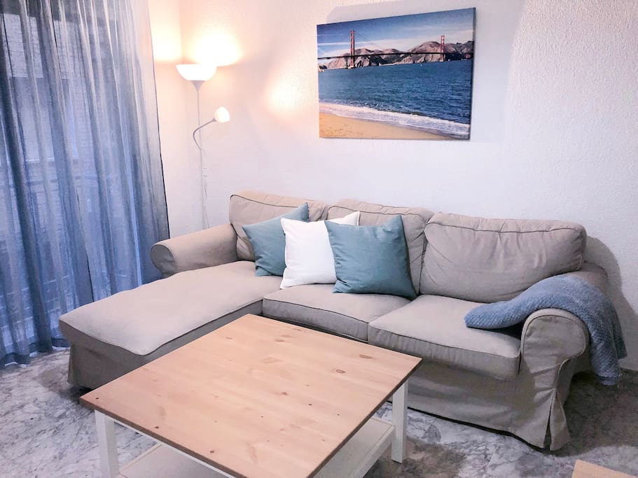 Salón: Sofá chaise-lounge