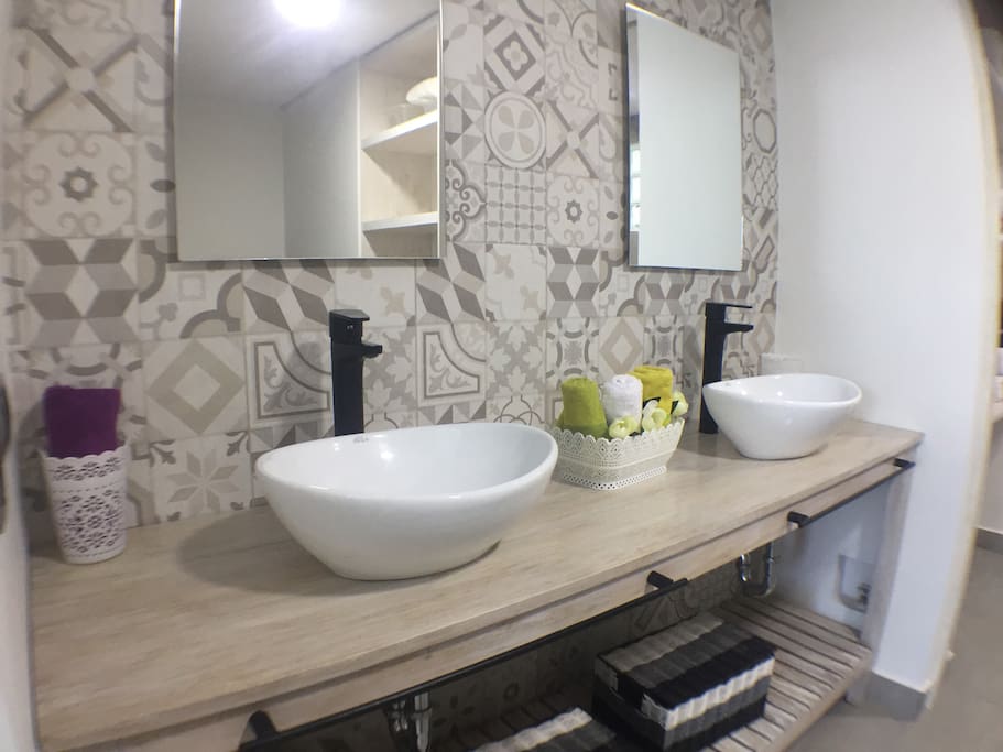 Baño tipo Spa con doble lavado