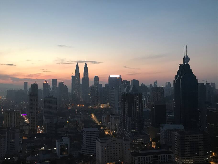 Sunrise from our balcony