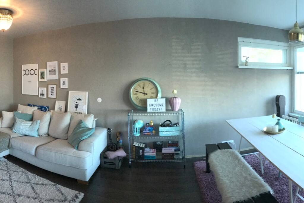 Living room and dinging area
