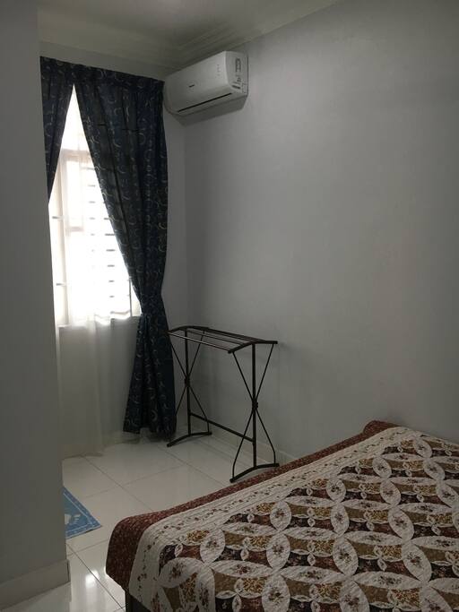 All rooms are installed with aircond