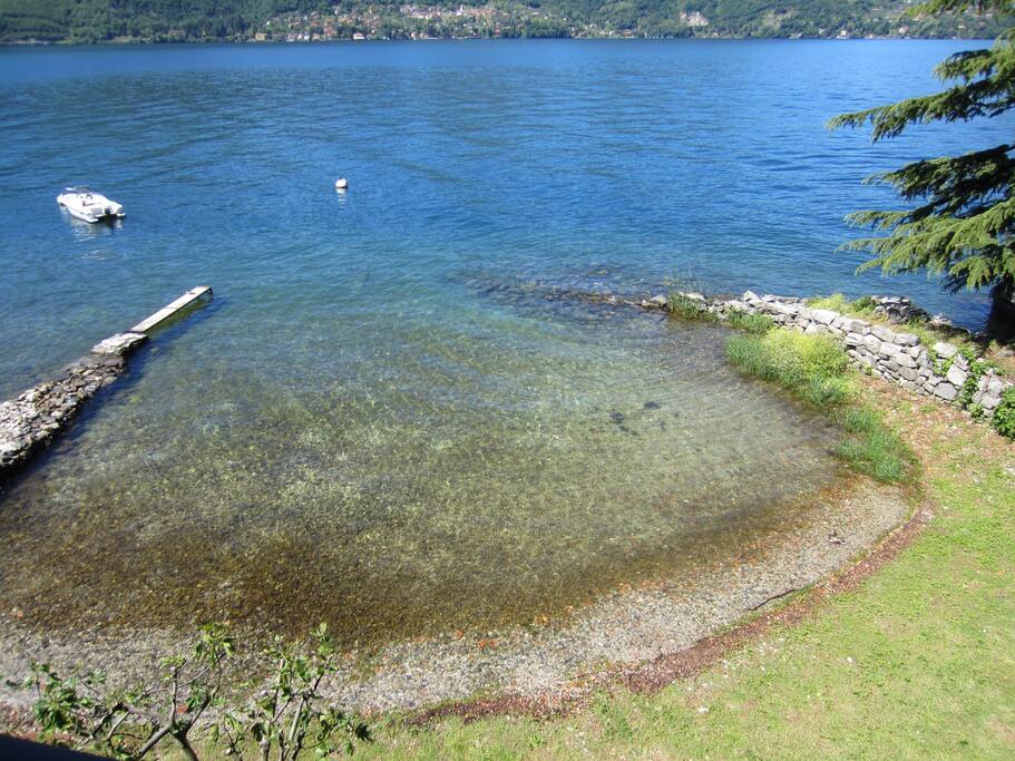 Vista spiaggia dall'appartamento