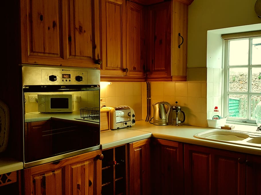 Full size fully equipped kitchen