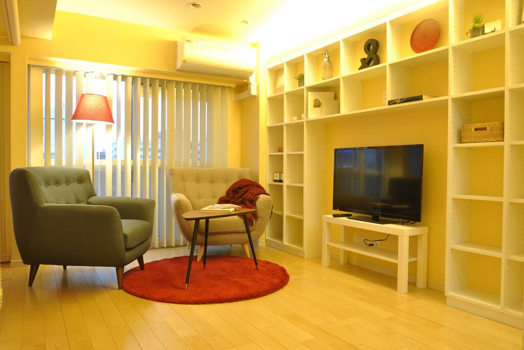 Cozy TV corner to relax