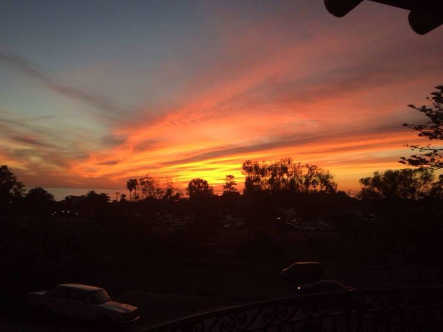 View from balcony!