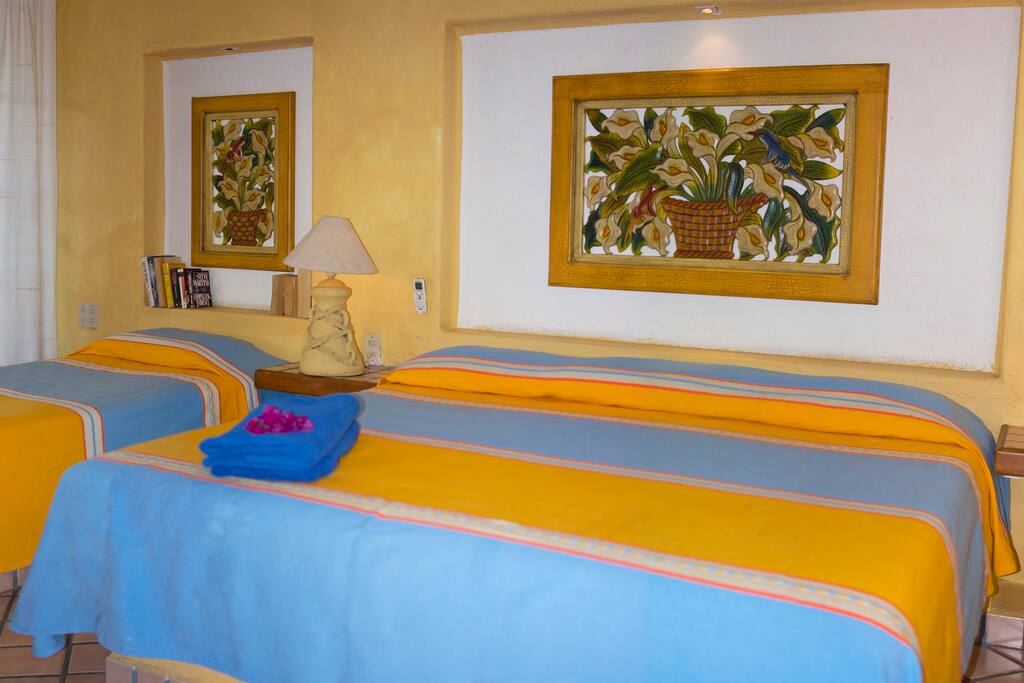 Habitación con dos camas