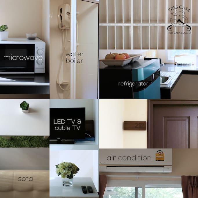 Electric Devices offered in the room