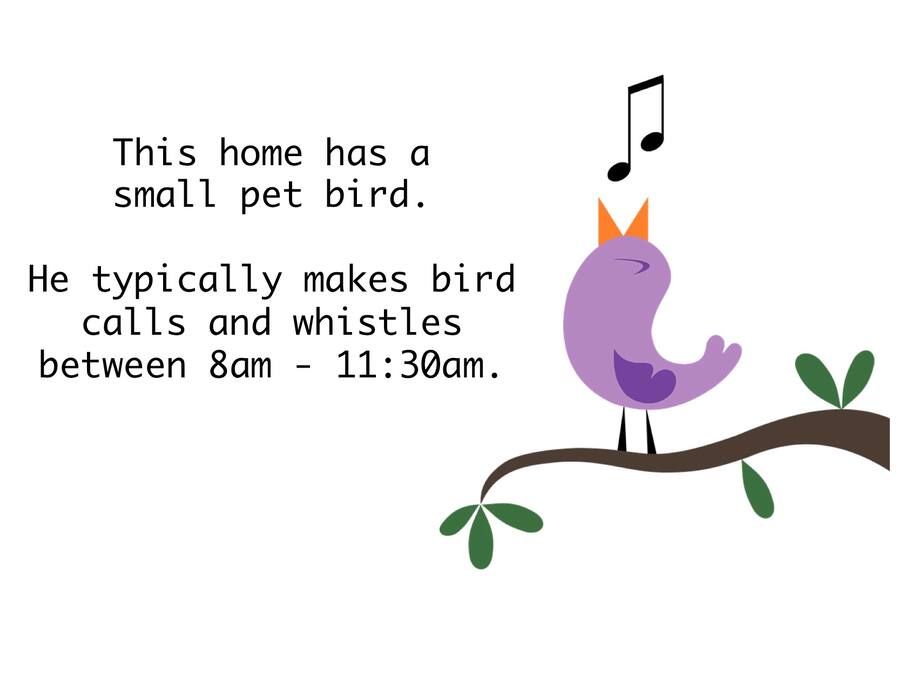 Please take note of the pet in the house, in case you're looking for a place with no animals.