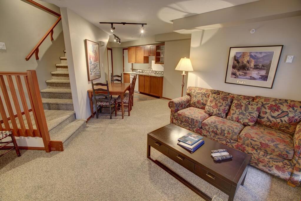 Relax and unwind in the living room.
