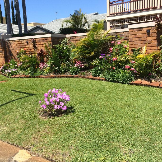 Street side of garden