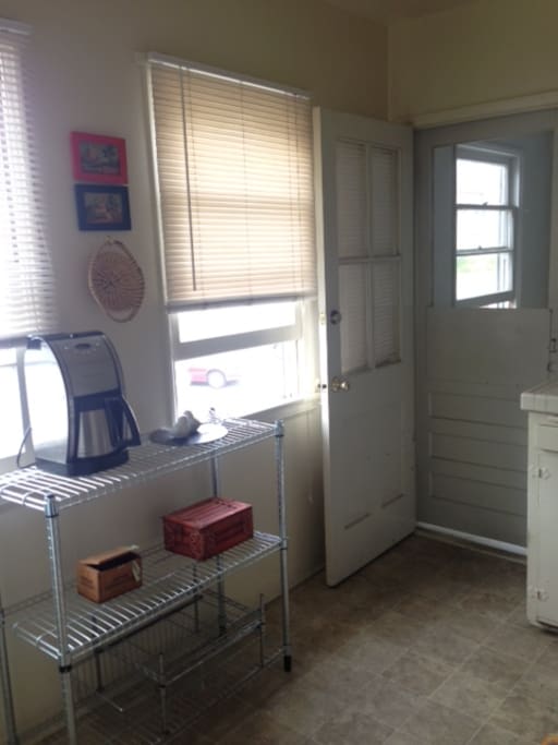 Kitchen with separate entrance