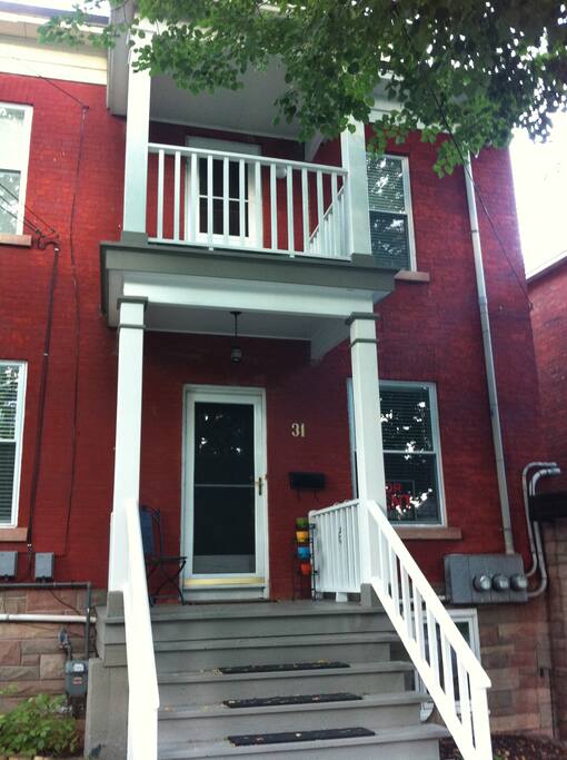 Front of property- bachelor apartment is to the right