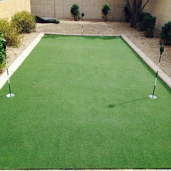 Practice your putting skills