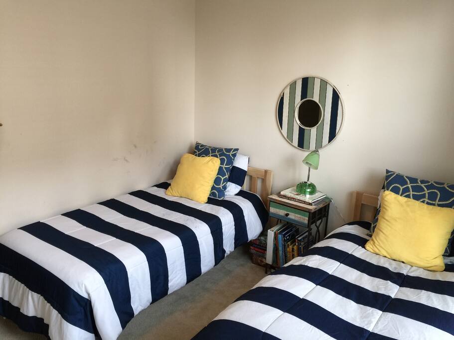 Two twin beds