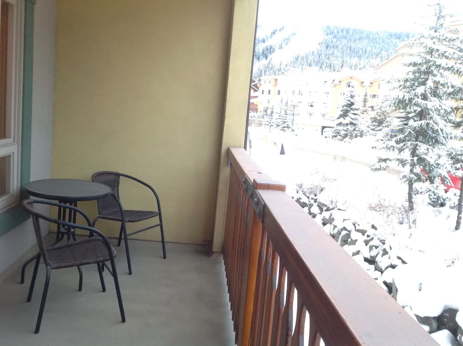 Private balcony