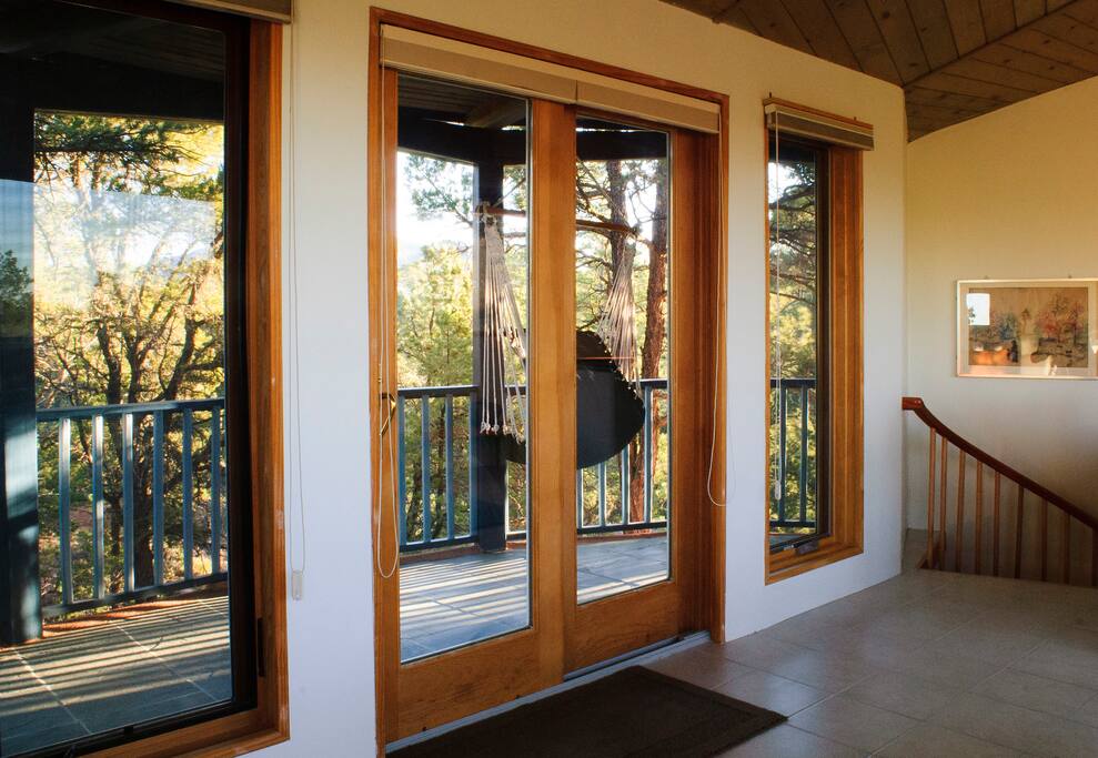 Bedroom view of balcony