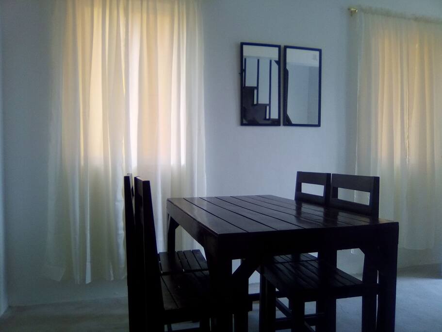 dining set is available if you want to eat