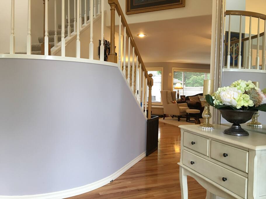 Walk in the front door