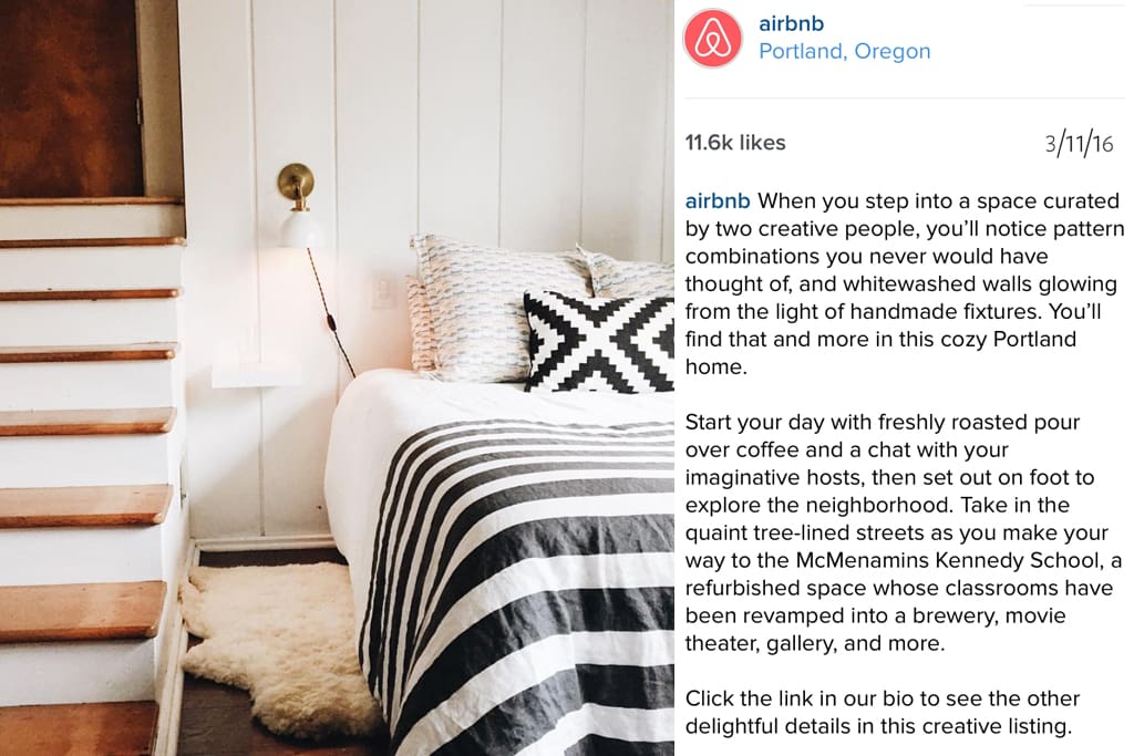 we were featured a 2nd time on @airbnb's instagram, this time with a heartwarming story from a guest.