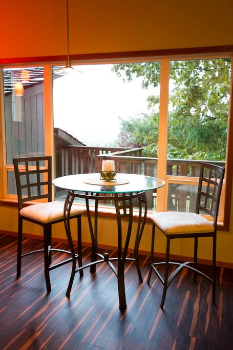 Morning coffee with a view.