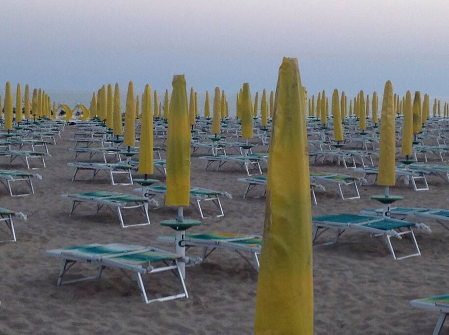 Private beach