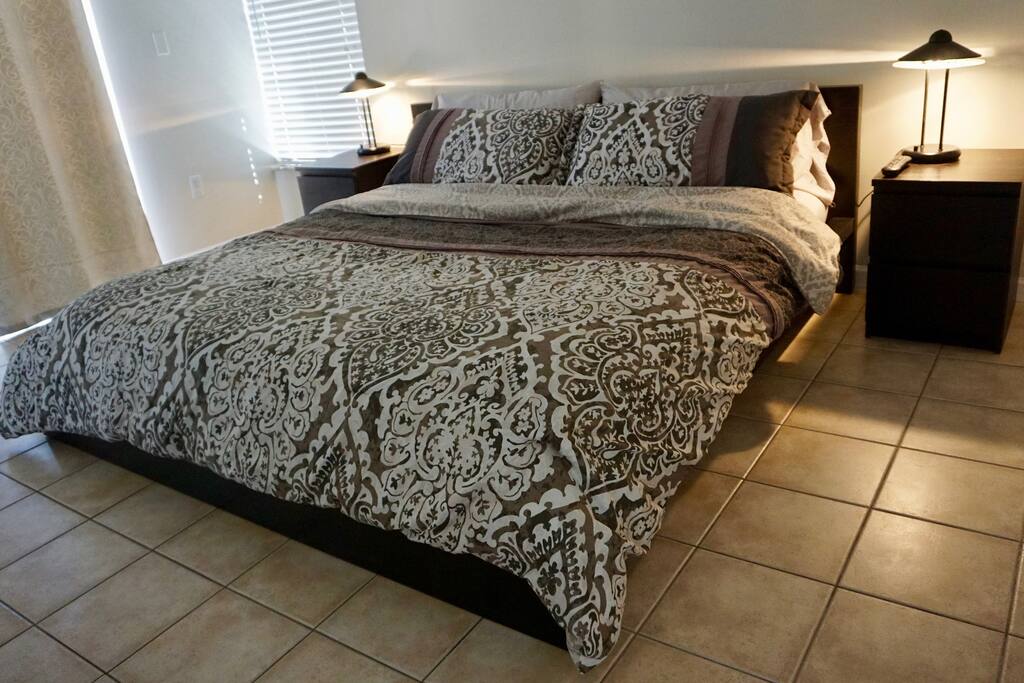 Master Bedroom King bed