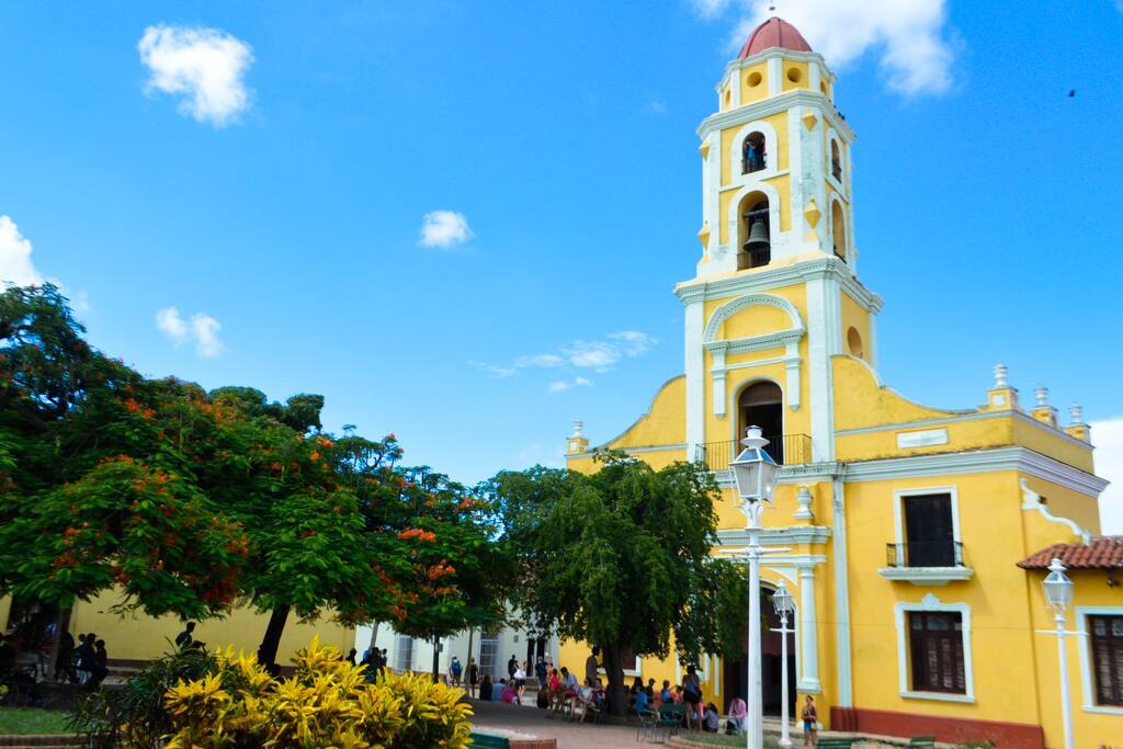 Vista del frente de la casa