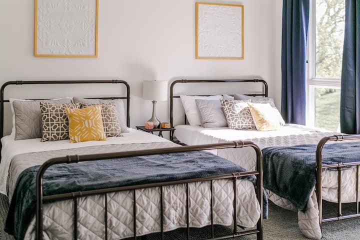 Bedroom #2 has two queen beds