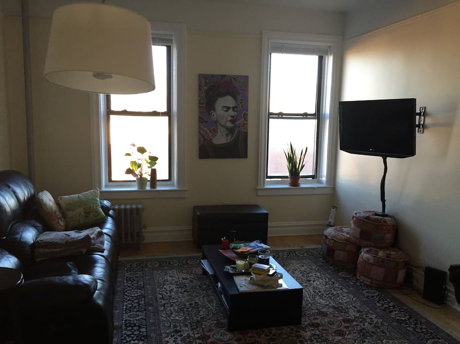 Living room in the day.