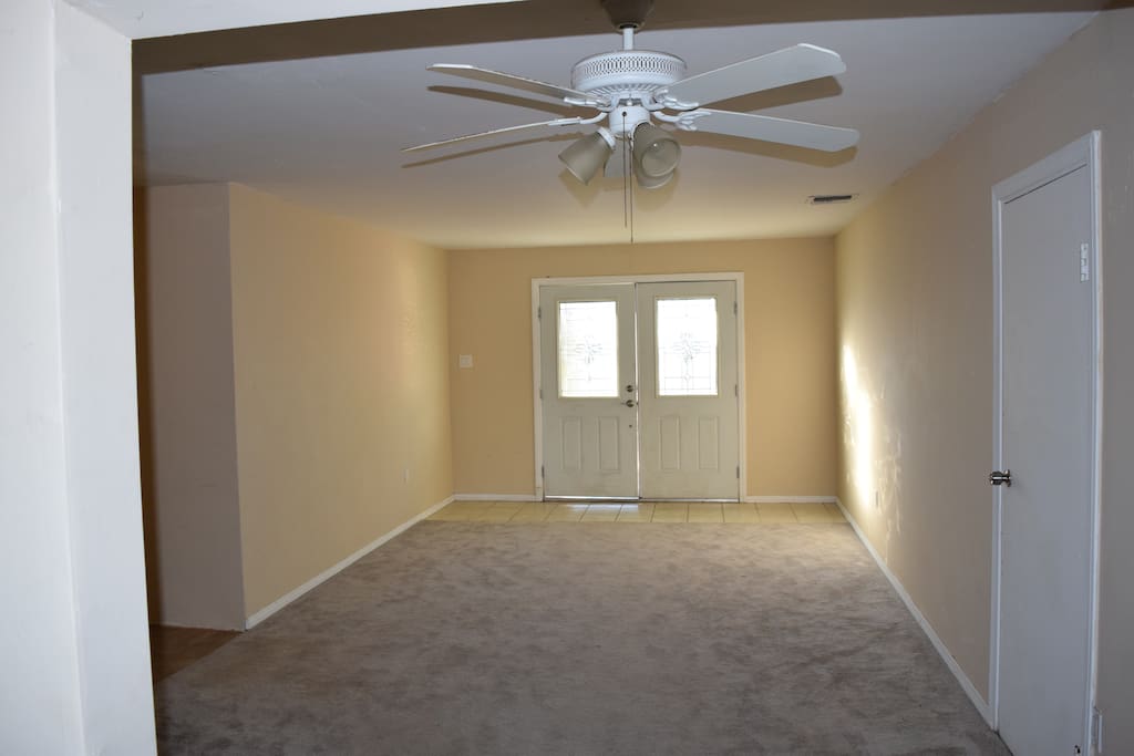 Wide entryway