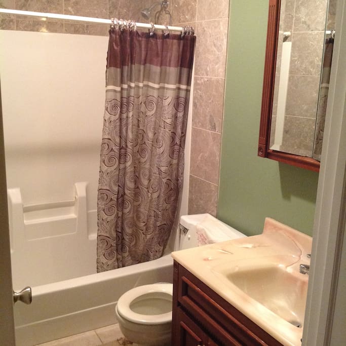 Your private bathroom.