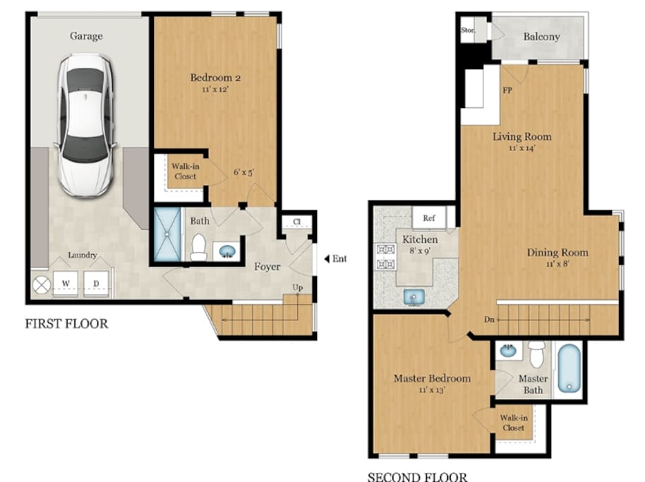 Layout of the Condo