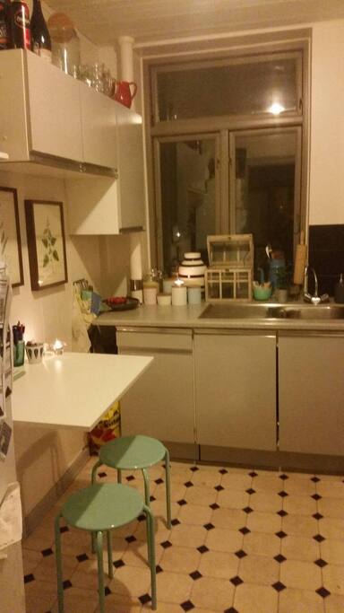 Part of the kitchen