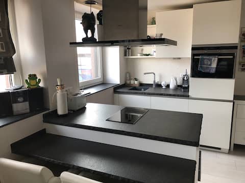 Charmantes Appartement, Küche, Bad,