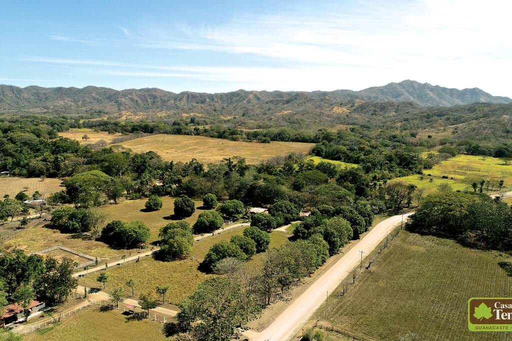 View of the property, private and secluded