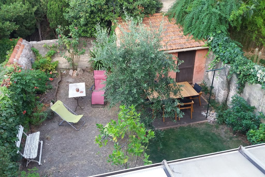 Vue sur le jardin