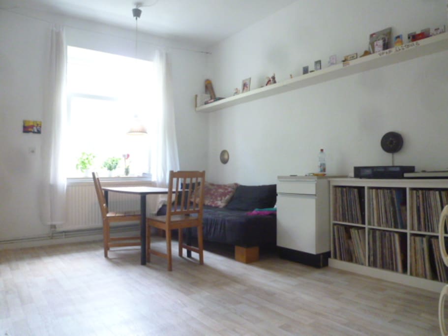 Kitchen with Couch and many music