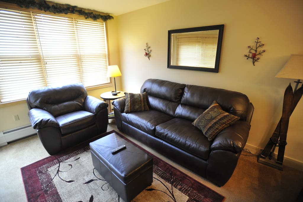 Spacious living room with comfy BRAND NEW furniture!