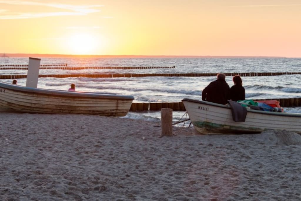 Sonnenuntergang am Strand von Zempin