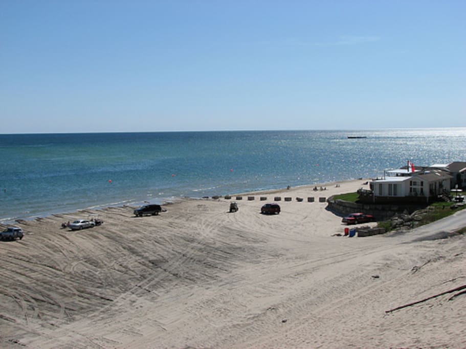 This is from the dune looking down onto Elco beach.