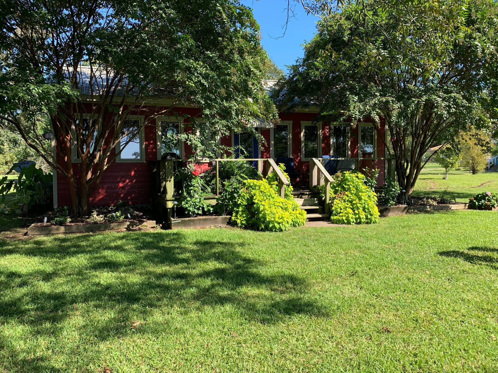 The Red House on Cross Lake