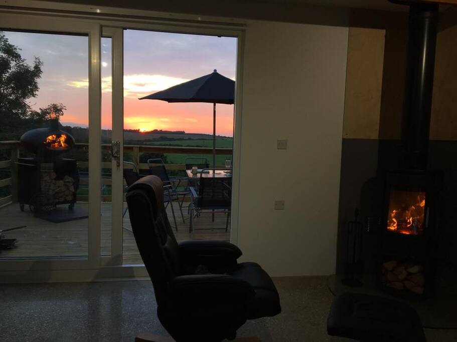 Summer or winter, the warmth of a fire makes every evening special