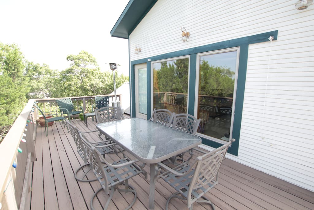 upstairs deck